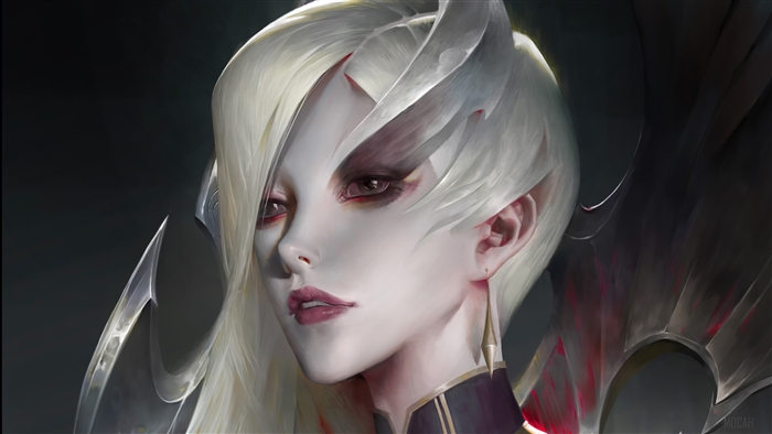 Morgana from League of Legends Coven Art 4K