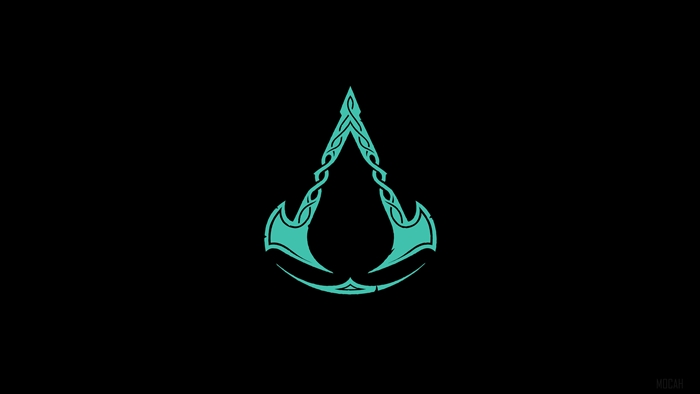 Assassin's Creed Valhalla Logo 4K