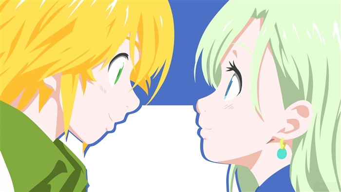 Meliodas and Elizabeth Liones from Nanatsu no Taizai 4K