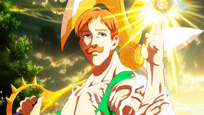 Escanor from The Seven Deadly Sins with Divine Axe Rhitta