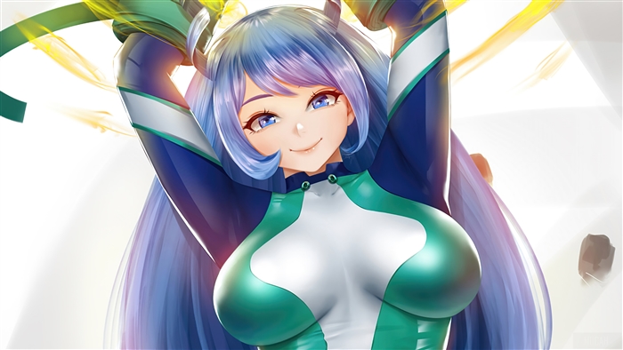 Nejire Hado cheerful pose My Hero Academia 4K