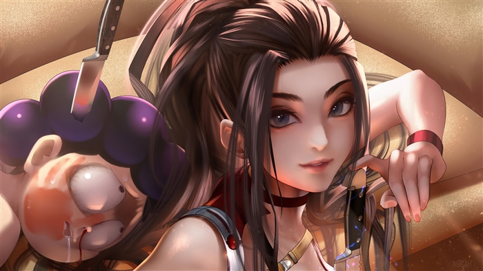 Momo Yaoyorozu with Knife in My Hero Academia 4K