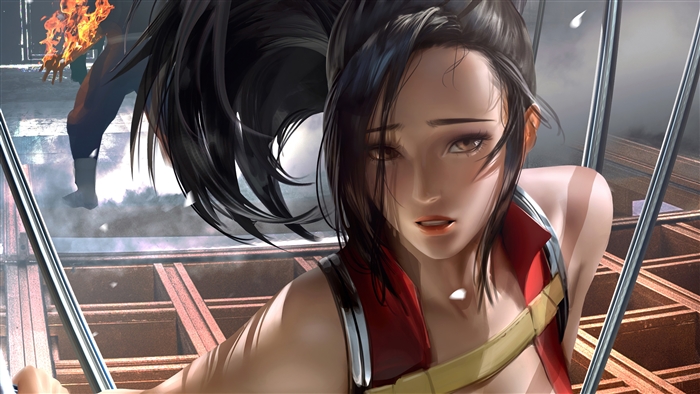 Momo Yaoyorozu from My Hero Academia in 4K