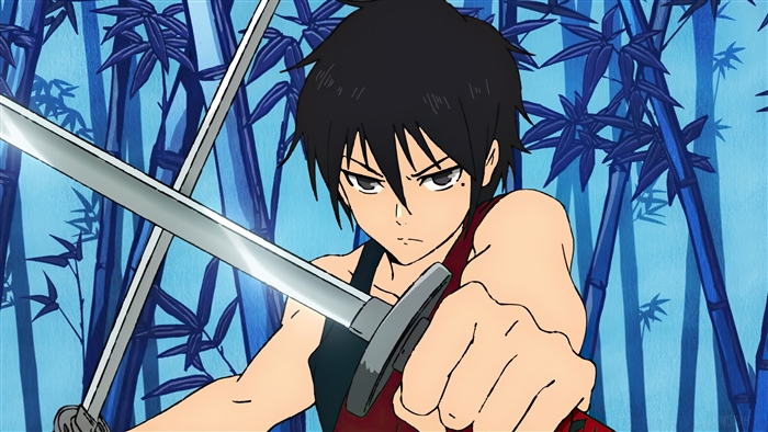 Bam from Tower of God with swords