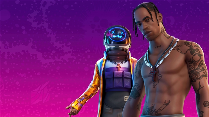 Travis Scott and Astro Jack Fortnite 4K