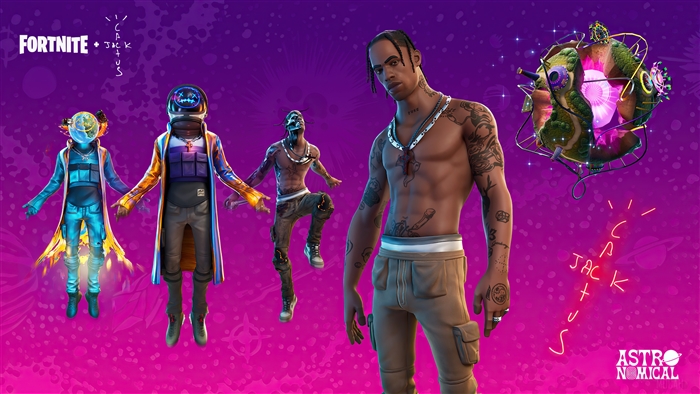 Travis Scott Fortnite Astro Jack Characters 4K