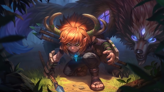 Popol and Kupa Hunting Pals Mobile Legends 4K