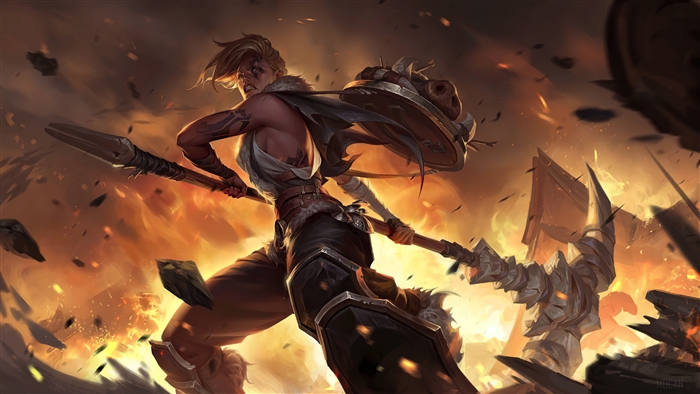 Ruthless Raider from Legends of Runeterra 4K