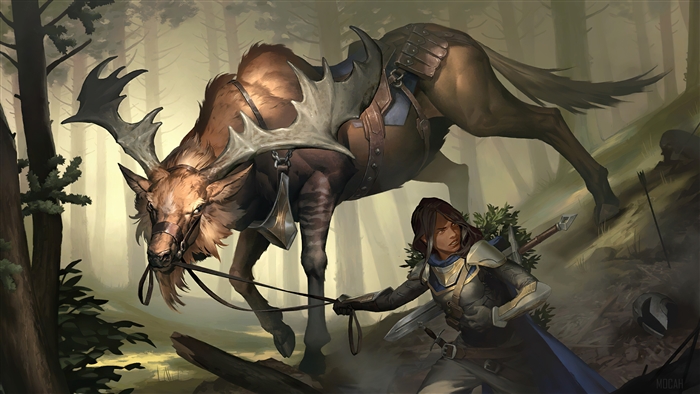 Greathorn Companion from Legends of Runeterra 4K