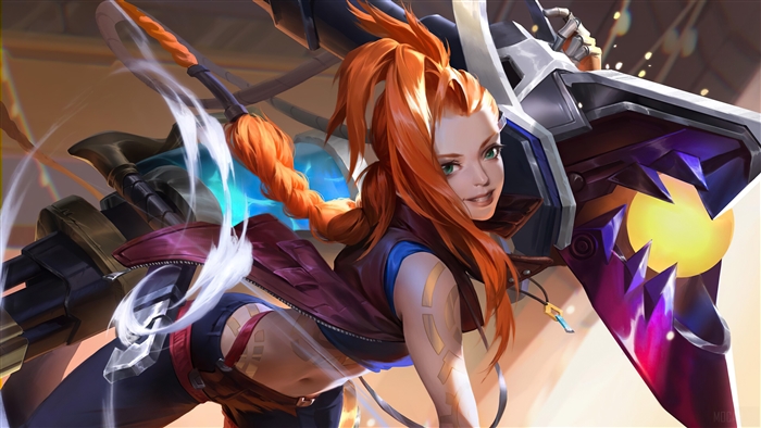 Jinx from League of Legends Odyssey 4K