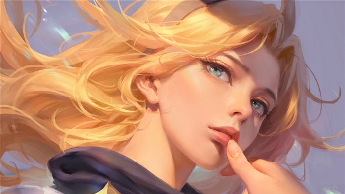 Lux from League of Legends in Radiant 4K Art