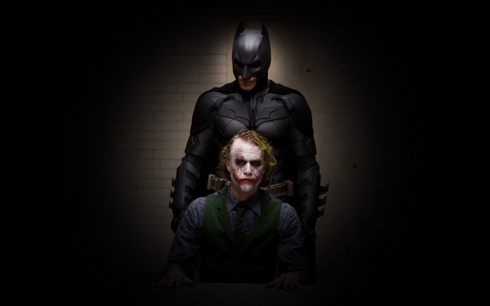 Batman and Joker from The Dark Knight