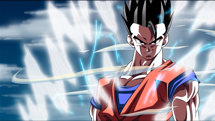 Gohan from Dragon Ball Z in 4K