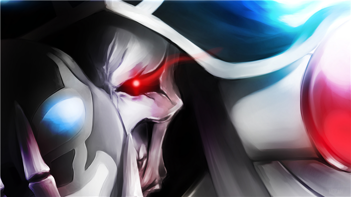Ainz Ooal Gown Overlord Dark 4K Artwork