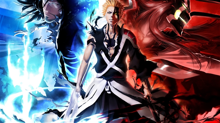 Ichigo Kurosaki and Hollow Ichigo 4K Battle