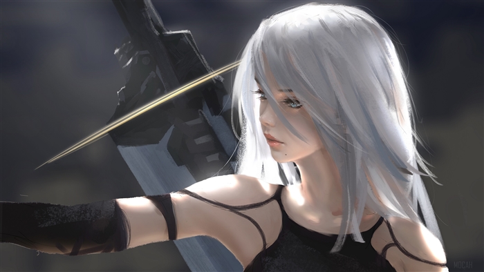 YoRHa Type A No.2 from NieR: Automata 4K