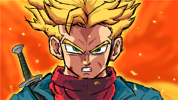 SSJ Trunks from Dragon Ball Super 4K