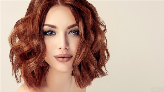 Redhead Woman with Blue Eyes 4k Portrait