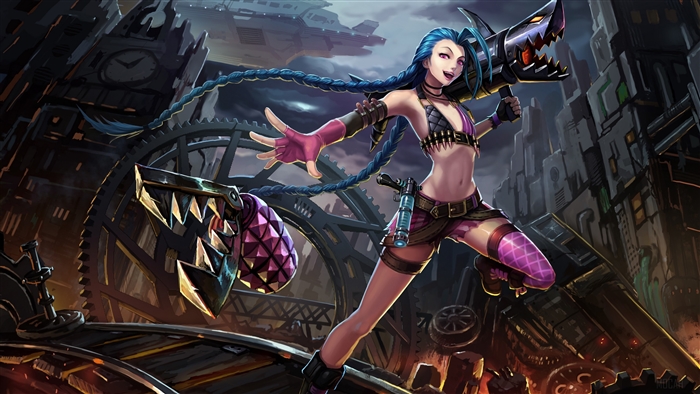 Jinx from League of Legends 4K