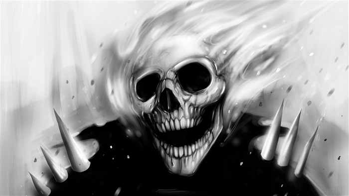 Ghost Rider Skull 4K