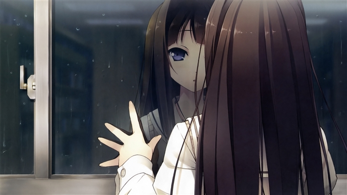 Ayase Sayuki in Rain by the Window 4K