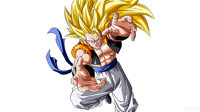 Gogeta from Dragon Ball Z in Super Saiyan 4