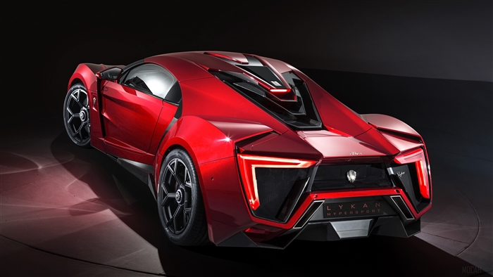 Red Lykan HyperSport 4K
