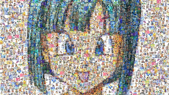 Bulma from Dragon Ball Z 4K Mosaic