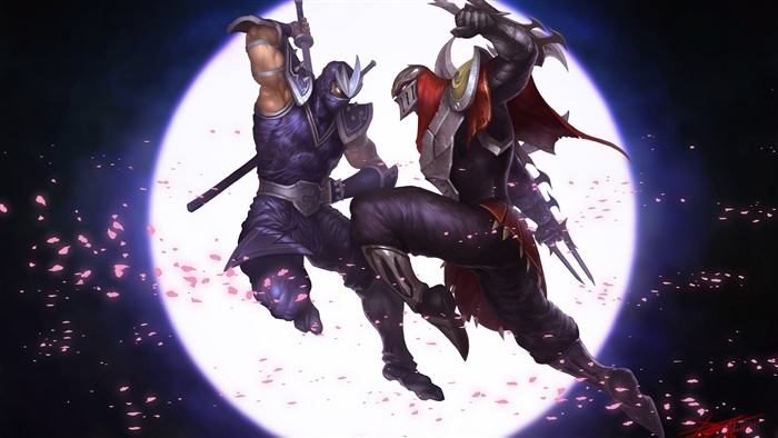 Shen and Zed from League of Legends 4K