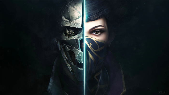 Corvo Attano and Emily Kaldwin from Dishonored 4K