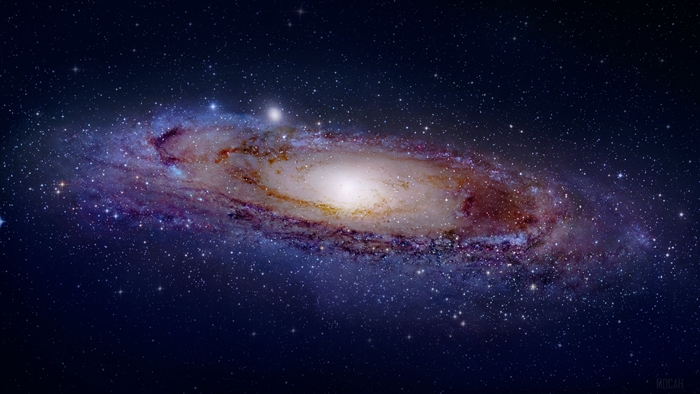 Vibrant Galaxy with Stars in Deep Space 4K