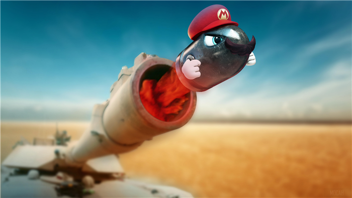 Bullet Bill from Super Mario Odyssey 4K