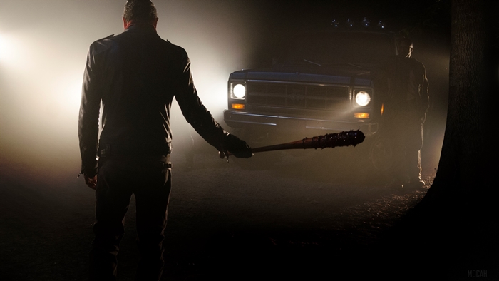 Negan with Bat in The Walking Dead 4K