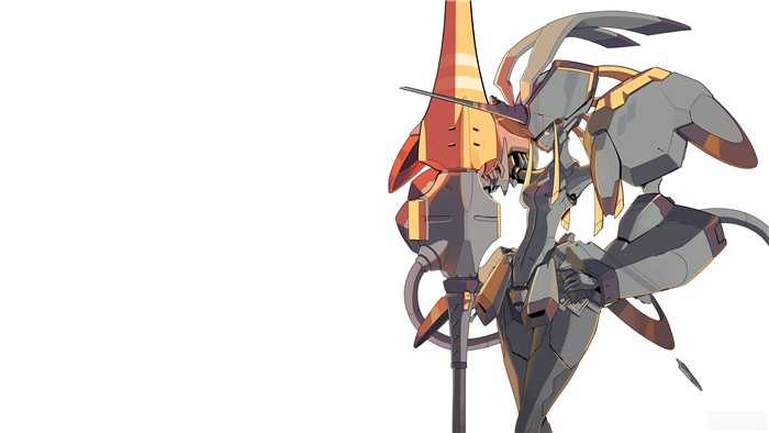 4K Mecha Warrior with Spear