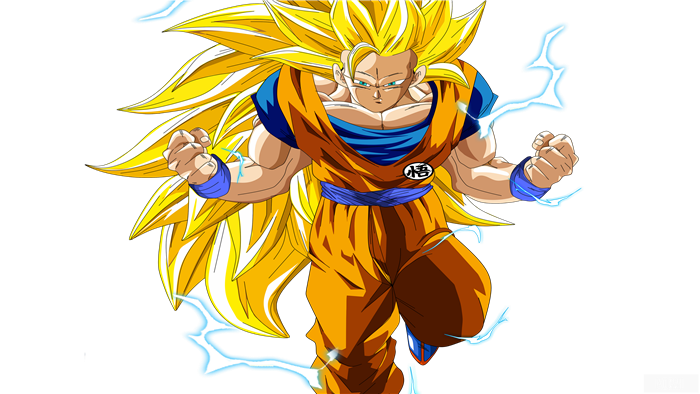 Goku Super Saiyan 3 from Dragon Ball 4K