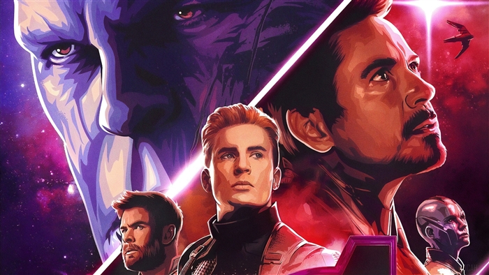 Avengers Endgame Epic 4K Character Collage