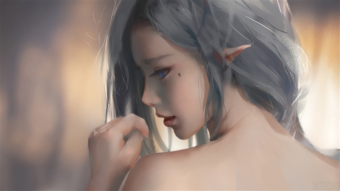 Yan Haiqin 4k Fantasy Elf Woman Portrait