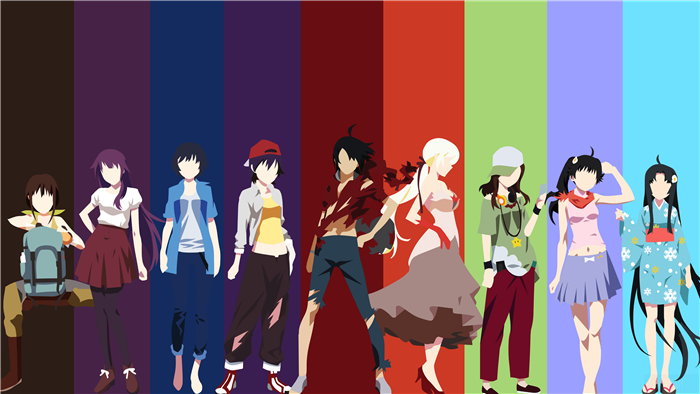 Monogatari Series Characters 4K