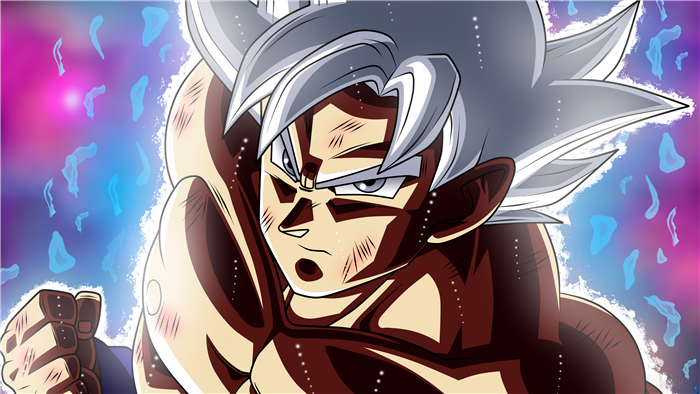 Goku from Dragon Ball Super in Ultra Instinct 4K