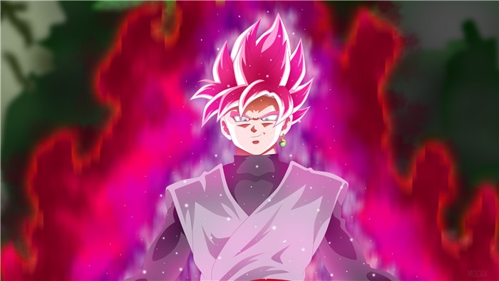 Black Goku Super Saiyan Rosé Dragon Ball Super 4K