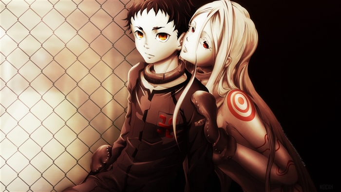 Ganta Igarashi and Shiro from Deadman Wonderland 4K