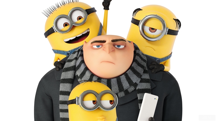 Gru and Minions from Despicable Me 3 4K