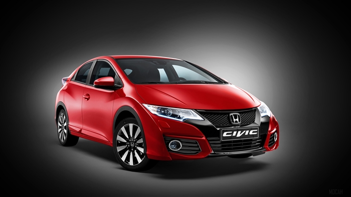 Red Honda Civic 4K
