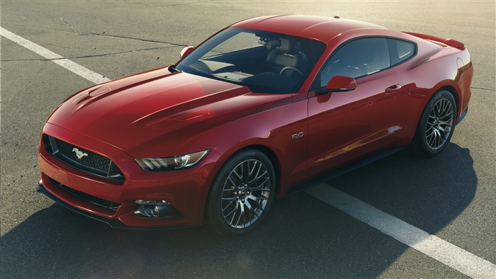 Red Ford Mustang GT 5.0 Coupe