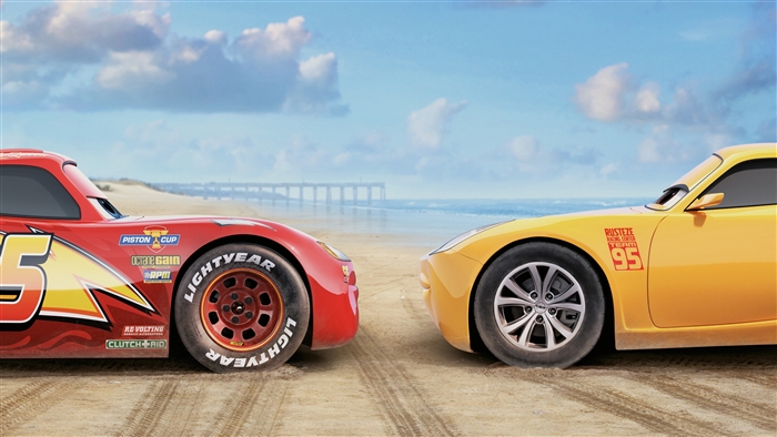 Cruz Ramirez and Lightning McQueen from Cars 4K