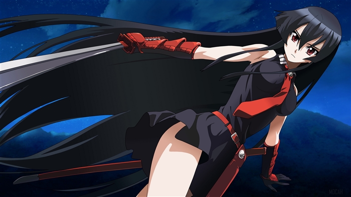 Akame, Akame ga Kill!, Belt, Black Dress, Black Hair, Dress, Girl ...