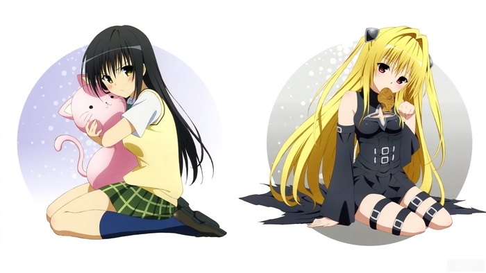To Love-Ru Characters Yui Kotegawa and Golden Darkness 4K