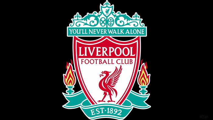 Liverpool Football Club crest with "You'll Never Walk Alone"