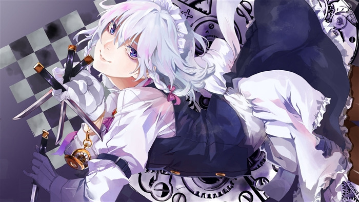 Sakuya Izayoi Maid with Daggers 4K