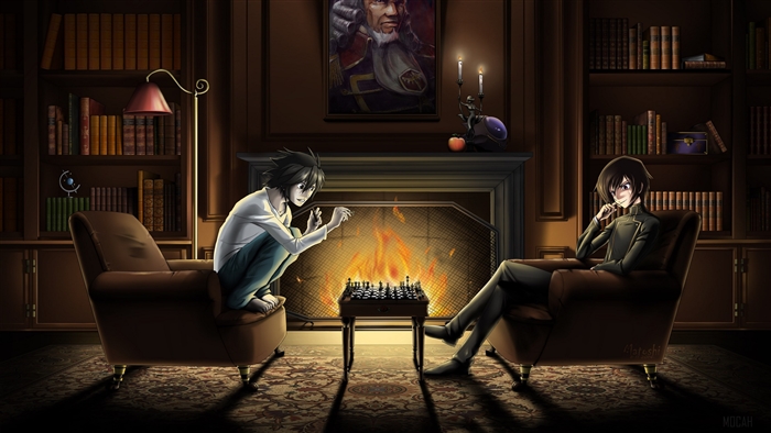L and Lelouch Chess Duel 4K